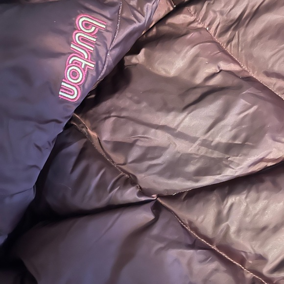 EUC Burton reversible  size Small women’s winter down jacket - Picture 4 of 16
